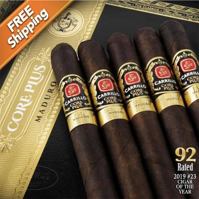 E.P. Carrillo Core Plus Maduro Churchill Especial No. 7 Pack of 5 Cigars 2019 #23 Cigar of the Year-www.cigarplace.biz-32