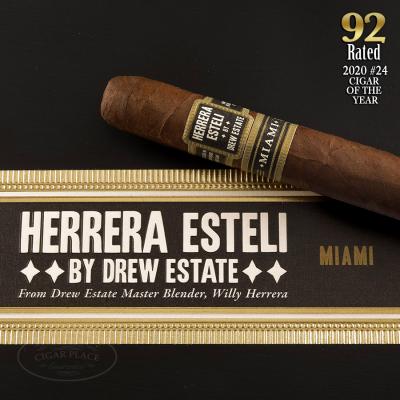 Herrera Esteli Miami Short Corona Gorda 2020 #24 Cigar of the Year-www.cigarplace.biz-31