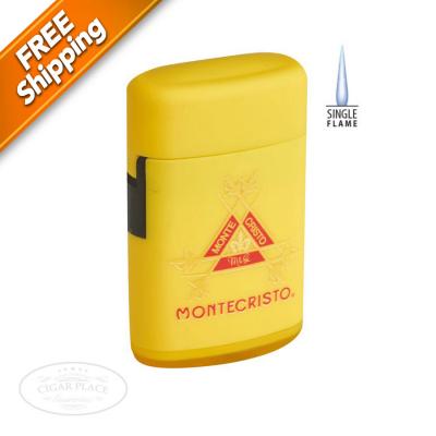 Montecristo Firestarter Single Torch Lighter Yellow-www.cigarplace.biz-32