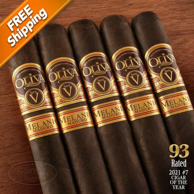 Oliva Serie V Melanio Maduro Churchill Pack of 5 Cigars 2021 #7 Cigar of the Year-www.cigarplace.biz-31