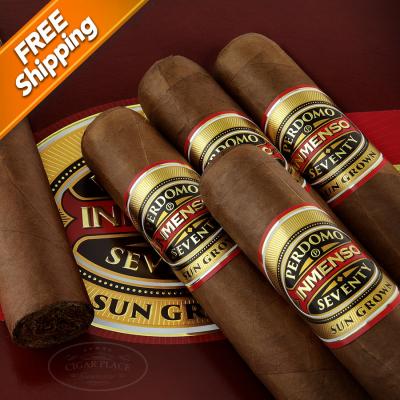 Perdomo Inmenso Seventy Sun Grown 6x70 Pack of 5 Cigars-www.cigarplace.biz-31