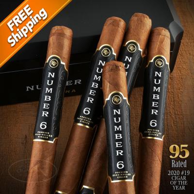 Rocky Patel Number 6 Corona Pack of 5 Cigars 2020 #9 Cigar of the Year-www.cigarplace.biz-31