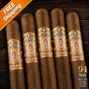 Alec Bradley Tempus Natural Churchill (Centuria) Pack of 5 Cigars 2017 #5 Cigar of the Year-www.cigarplace.biz-23