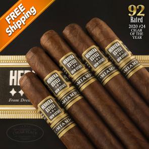 Herrera Esteli Miami Short Corona Gorda Pack of 5 Cigars 2020 #24 Cigar of the Year-www.cigarplace.biz-21