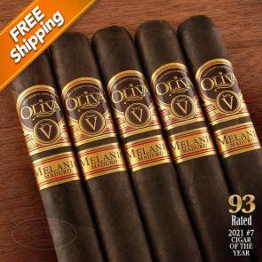 Oliva Serie V Melanio Maduro Churchill Pack of 5 Cigars 2021 #7 Cigar of the Year-www.cigarplace.biz-21