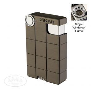 Xikar EX Single Flame Windproof Lighter Gunmetal-www.cigarplace.biz-22
