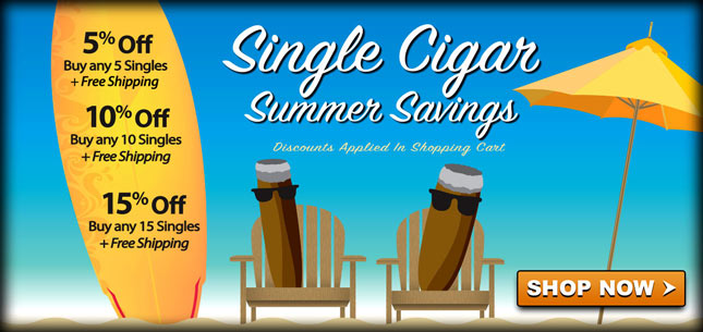 Summer Single Cigar Savings